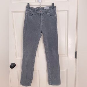 AG Adriano Goldshmied The Mari High Rise Straight Corduroy Pants